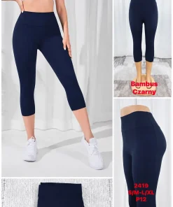 Legginsy Damskie, size s/m-l/xl, paczka 12szt, 1 kolor