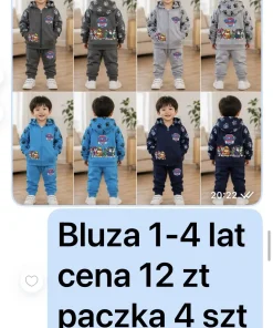 Bluzy DZIECIĘCA, size 1-4 lat, paczka 4szt, 1 kolor