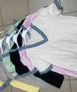 Bluzki DAMSKA WŁOSKA, Size uni ,paczka 6szt mix kolor (Sao chép)