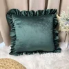 Welvet falbankami poszewki 40*40cm Paczka:10szt / 1kolory (Sao chép)