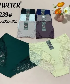 Majtki Damskie, size xl-3xl, paczka 24szt, mix kolor