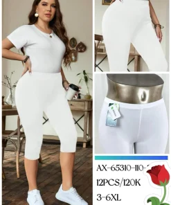Legginsy Damskie, Size 3xl-6xl, paczka 12szt, mix kolor (Sao chép)