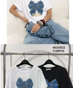 Bluzki damskie, Size uni,paczka 6szt,mix kolor (Sao chép)