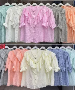 Koszule damskie wloskie, Size uni,paczka 6szt ,mix kolor