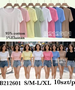 Bluzki DAMSKI ,size s/m-l/xl,paczka 10szt,mix kolor
