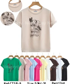 Bluzki damskie , Size uni,paczka 12szt, mix kolor (Sao chép)