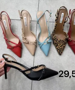 Sandaly na Obcasie DAMSKIE (36-41, 12par)