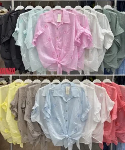 Koszule damskie wloskie, Size uni,paczka 6szt ,mix kolor