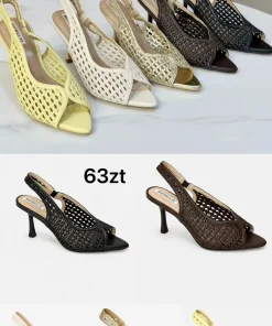 Sandaly na Obcasie DAMSKIE (36-41, 12par)