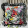 Welvet falbankami poszewki 40*40cm Paczka:10szt / 1kolory (Sao chép)