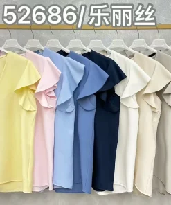 Bluzki DAMSKA WŁOSKA, Size uni ,paczka 6szt mix kolor (Sao chép)