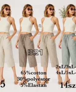 Spodnie DAMSKI ,size 2/3-5/6xl,paczka 12szt,mix kolor