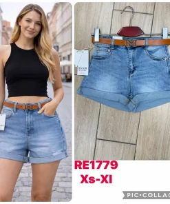 Spodenki jeansowe damskie, Size xs-xl,paczka 10zt, 1kolor (Sao chép)