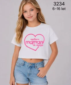 Bluzki DZIECIĘCA, Size 6-16lat,paczka 6szt ,1 kolor