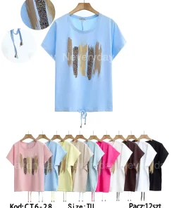 Bluzki damskie , Size s/m-l/xl,paczka 12szt, mix kolor (Sao chép)