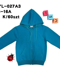 Bluzy DZIECIĘCA, Size 8-16lat,paczka 5szt ,1 kolor