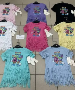 Bluzki DZIECIĘCA ,size 4-14lat,paczka 6szt,1kolor