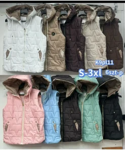Kamizelki Damskie,size s-2xl,paczka 5szt, 1kolor