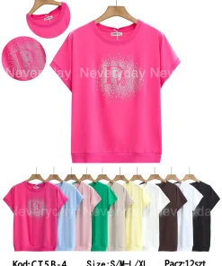 Bluzki damskie , Size uni,paczka 12szt, mix kolor (Sao chép)