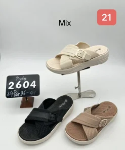 Klapki DAMSKIE (36- 41, 24par)