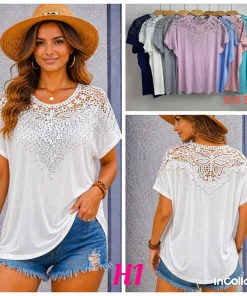 Bluzki Damskie, Size 2/3xl-4/5xl, paczka 12szt, mix kolor (Sao chép)