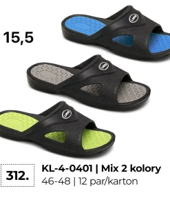 Klapki DAMSKIE (46-48, 12par)