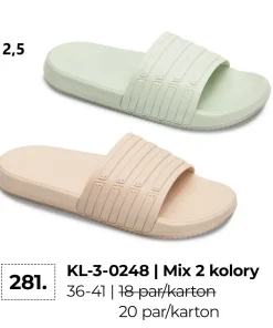Klapki DAMSKIE (36-41, 20par)