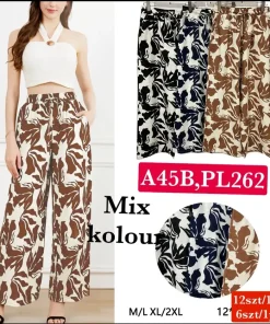 Spodnie Damskie,Size m/l-xl/2xl, paczka 12szt, mix kolor