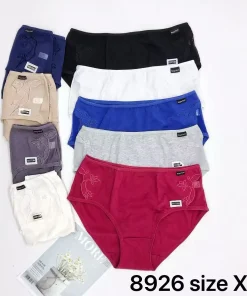 Majtki Damskie, size xl, paczka 24szt, mix kolor