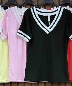 Bluzki DAMSKA WŁOSKA, Size uni ,paczka 6szt mix kolor (Sao chép)