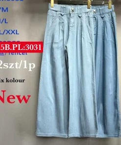 Jeansy Damskie,Size s/m-xl/2xl, paczka 12szt, mix kolor