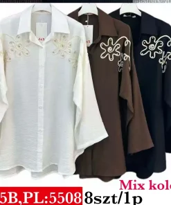 Bluzki Damskie,Size uni, paczka 8szt, mix kolor