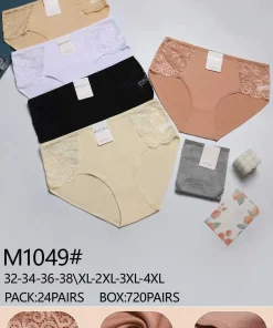 Majtki Damskie, size xl-4xl, paczka 24szt, mix kolor