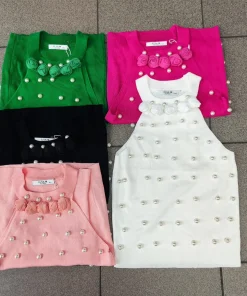 Bluzki Damskie,Size uni, paczka 12szt, mix kolor