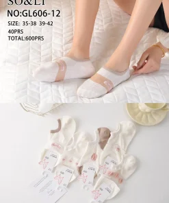 Stopki Damskie,Size 35-42, paczka 40szt, mix kolor