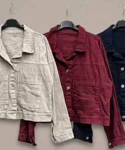 Kurtki Jeansowe Damskie wloskie, Size uni ,paczka 6szt,mix kolor