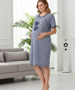 Koszula bawełna do karmienia DAMSKI ,size s-2xl,paczka 10szt,szary kolor