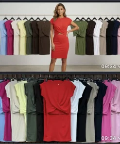 Sukienki DAMSKA WŁOSKA, Size uni ,paczka 6szt mix kolor (Sao chép)