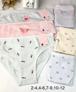 Majtki DZIECIĘCA,Size 2/4-10/12lat, paczka 24szt, mix kolor