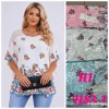 Bluzki damskie,size xl/2xl-3/4xl,paczka 12szt, mix kolor (Sao chép)