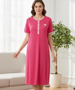 Koszule nocne DAMSKI ,size m-3xl,paczka 10szt,mix kolor