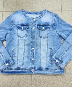 Kurtki Jeansowe Damskie, Size 4xl-10xl, paczka 7szt, 1 kolor (Sao chép)