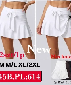 Spódnica krótka Damskie,Size s/m-xl/2xl, paczka 12szt, 1 kolor