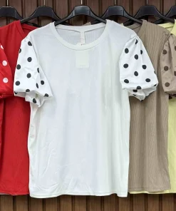 Bluzki DAMSKA WŁOSKA, Size uni ,paczka 6szt mix kolor (Sao chép)
