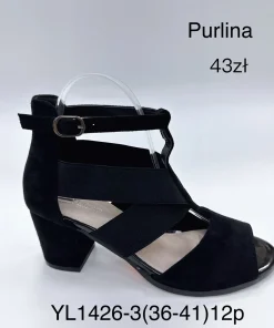 Buty Sandaly na Obcasie DAMSKIE (36- 41, 12par)
