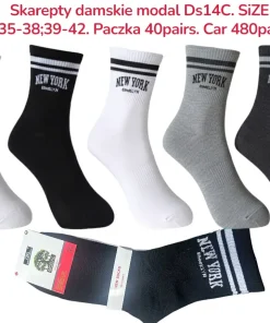 Skarpety Damskie, Size 35-42, paczka 40szt, mix kolor (Sao chép)