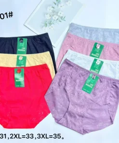 Majtki Damskie,Size xl-3xl, paczka 24szt, mix kolor