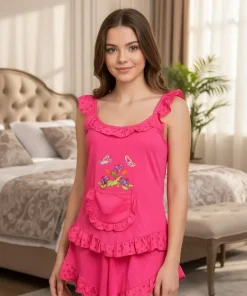 Piżamy DAMSKI ,size s-2xl,paczka 10szt,mix kolor