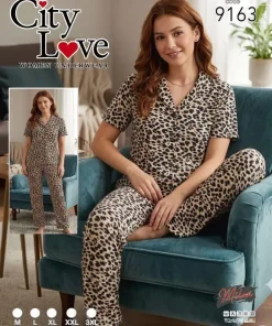 Piżamy Damskie,Size m-3xl, paczka 10szt, 1 kolor
