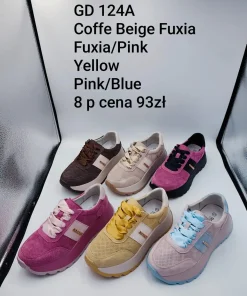 Buty Sportowe DAMSKIE (36-41, 8par)